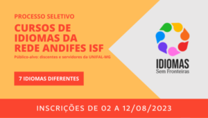 Cursos De Idiomas Da Rede Andifes Isf Sele O De Discentes E